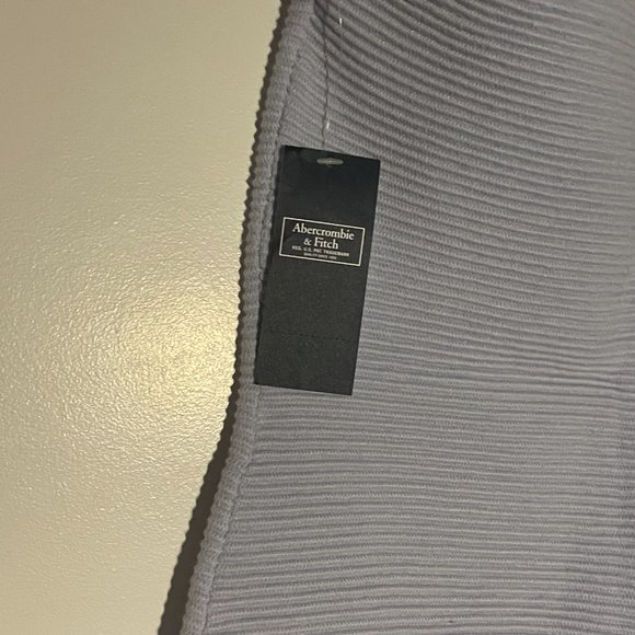 NWT | ABERCROMBIE | Light Blue Ribbed One-Shoulder Bodysuit | XS | - Picture 5 of 5